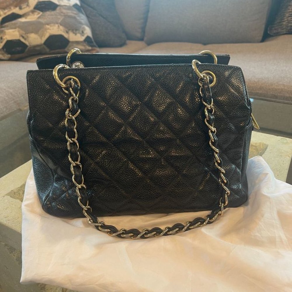 SALE PRICE!!!! Chanel Petit Timeless Tote Vintage Bag - Picture 3 of 9